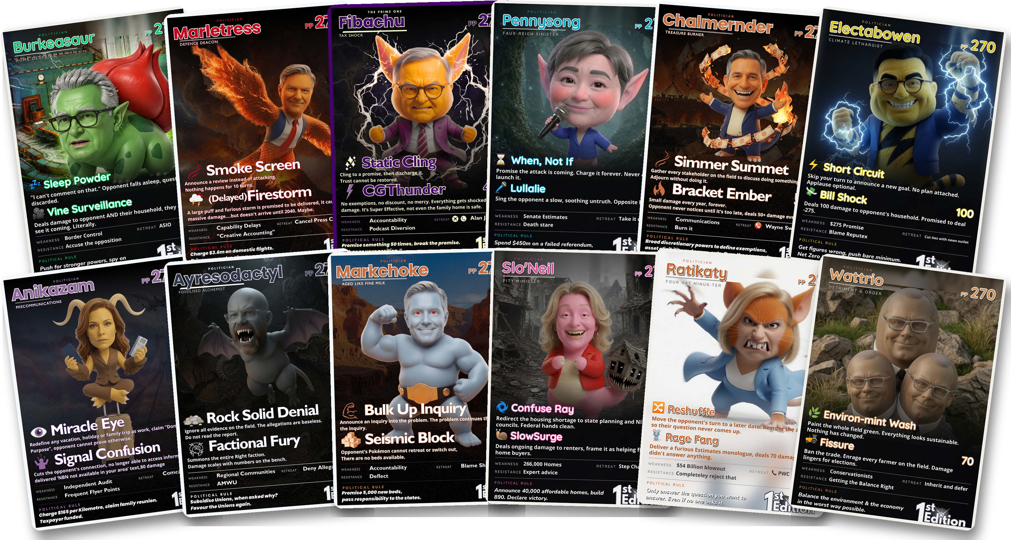 1x First Edition "Cabinet Collection" Playing Card